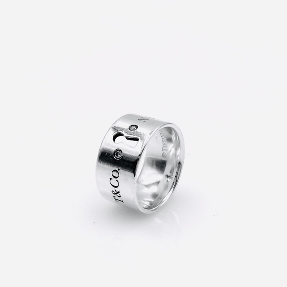 Tiffany & Co. Wide Locks Diamond Ring - Picture 2 of 6